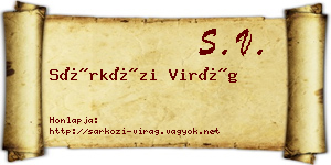 Sárközi Virág névjegykártya
